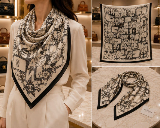 Chanel Scarf Silk
