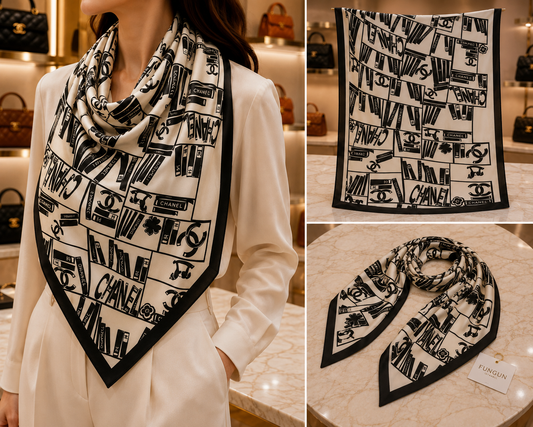 Chanel Scarf Silk