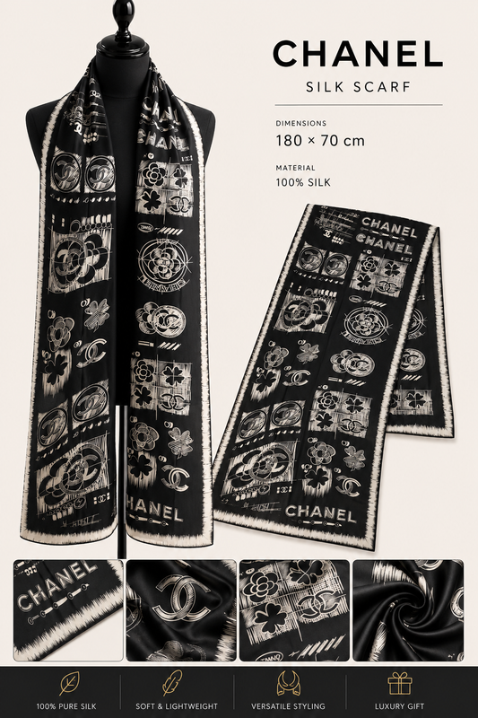 Chanel Scarf Silk