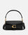 Coach Tabby Shoulder Bag 26 in black polished pebble leather.