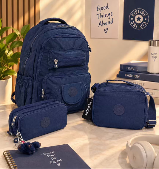 Kipling VIP 3-piece set- Navy blue
