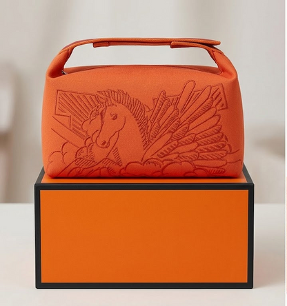 Handbags Canvas Hobo Pouch Pony Simple Embroidery Bag Travel Organizer Multiple colors #