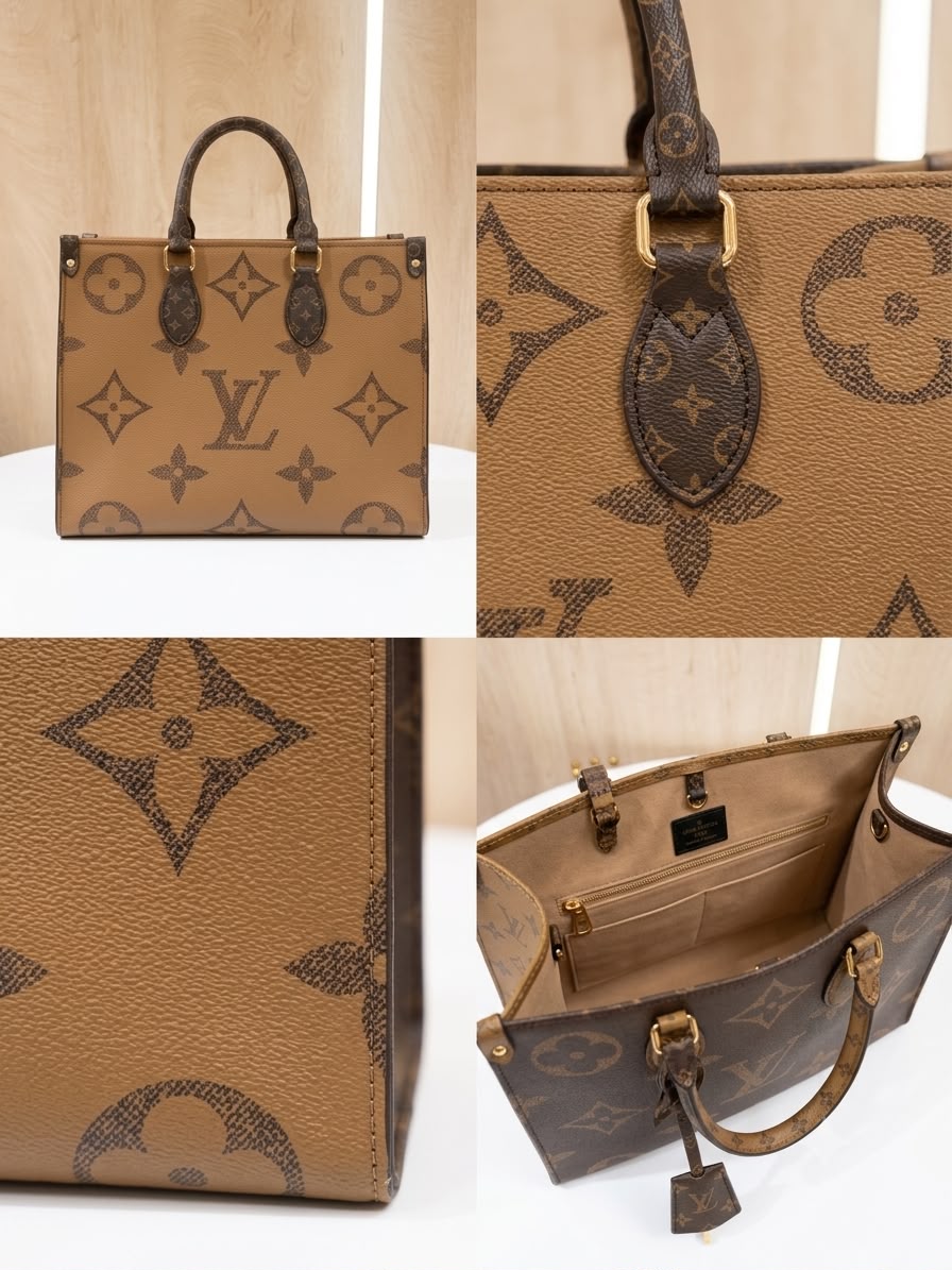 Louis Vuitton OnTheGo Tote (Monogram Giant/Reverse Monogram)