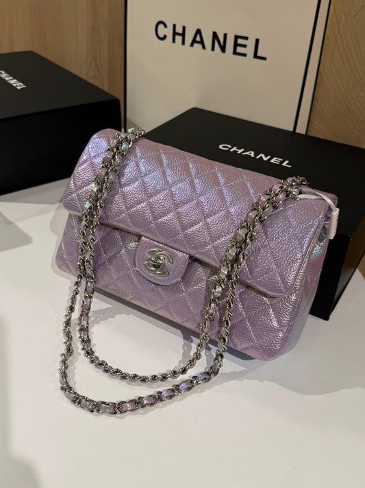 Chanel Classic Flap Bag (Iridescent/Metallic Finish)