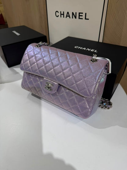 Chanel Classic Flap Bag (Iridescent/Metallic Finish)