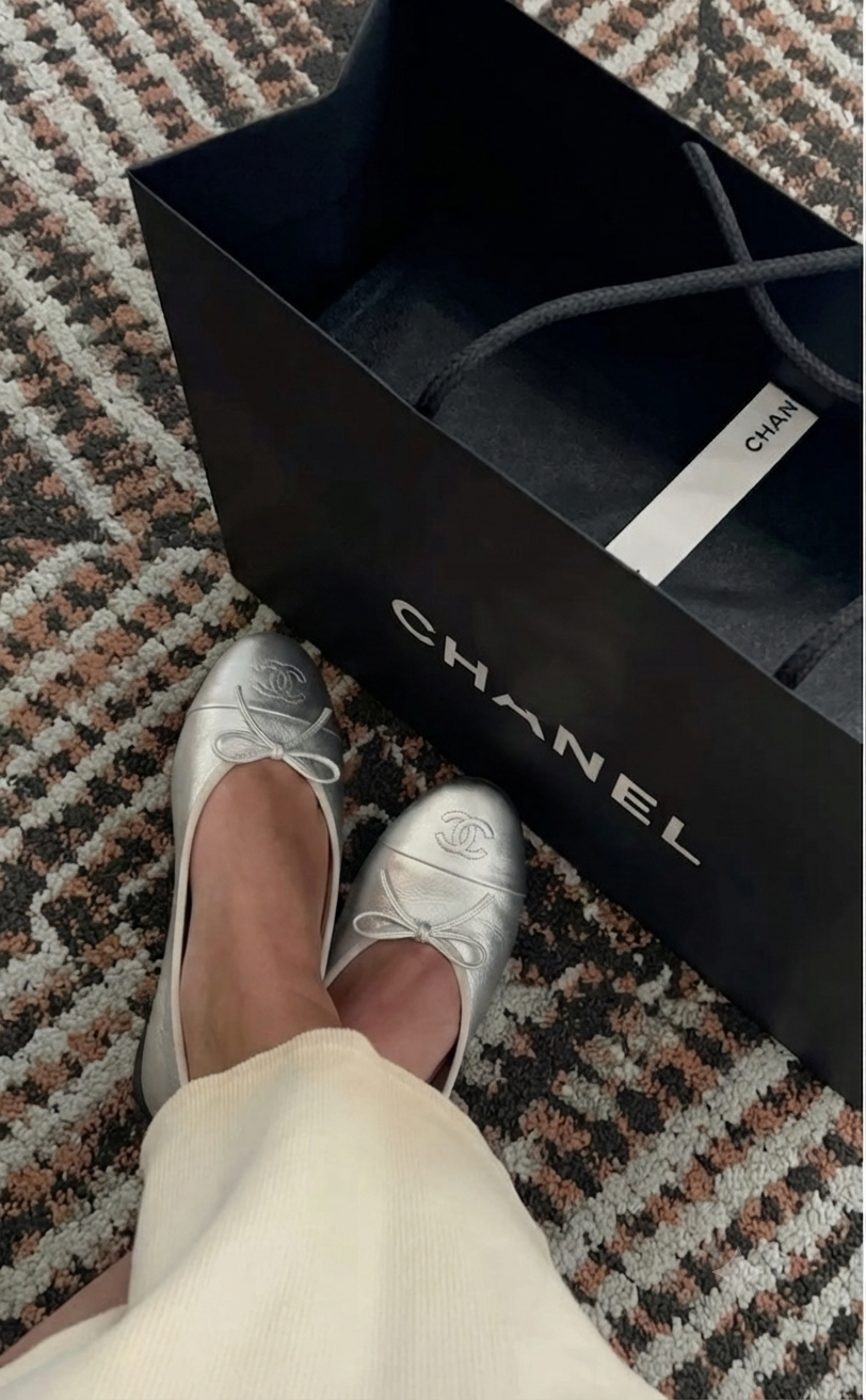 Chanel Loafer (Silver)