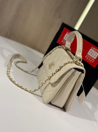 Chanel Flap Bag with Top Handle