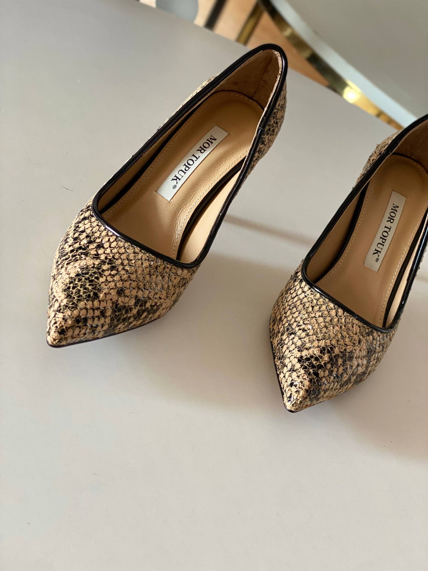 Women's Soiree heeled shoes (Tiger)