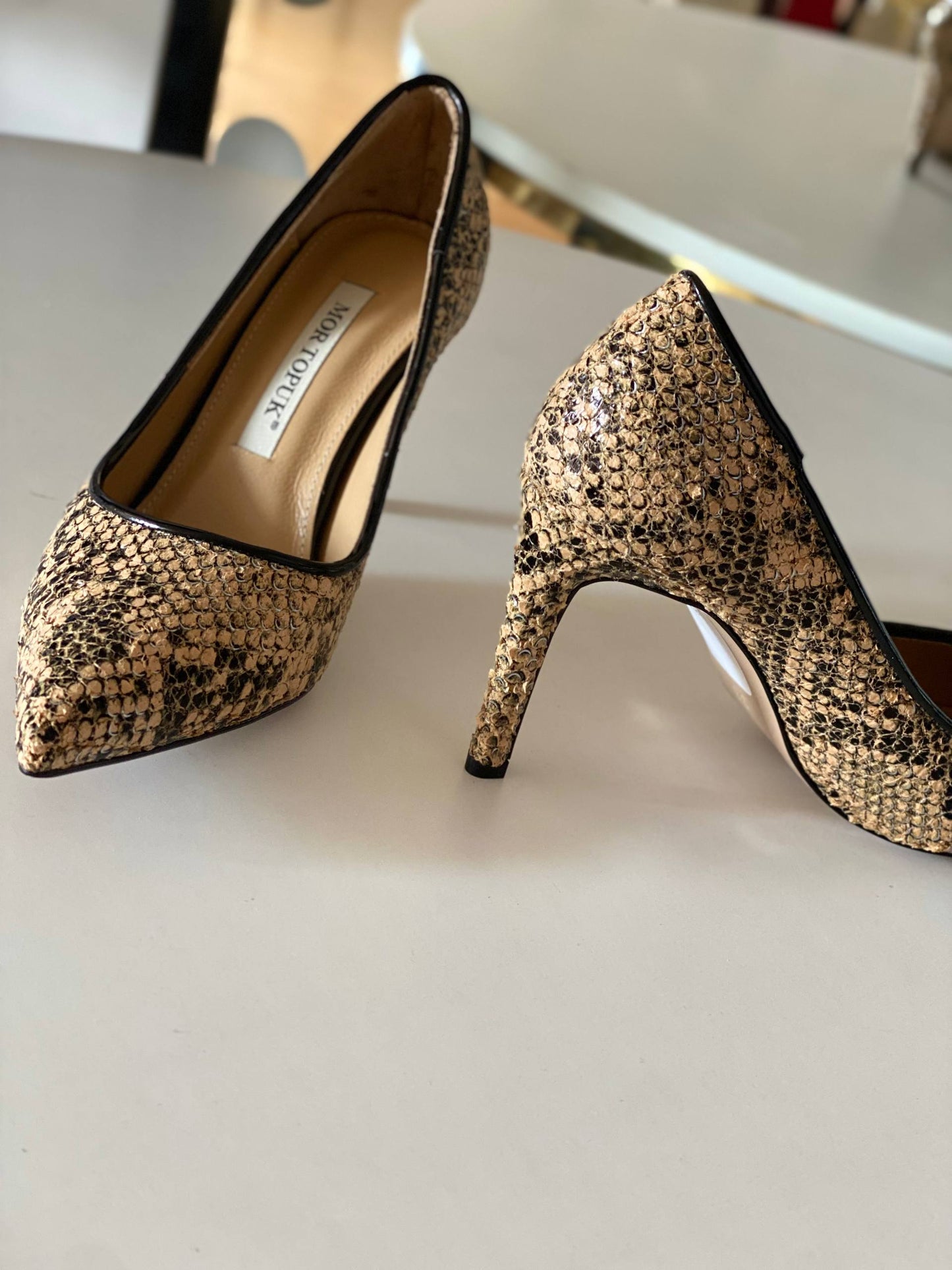 Women's Soiree heeled shoes (Tiger)
