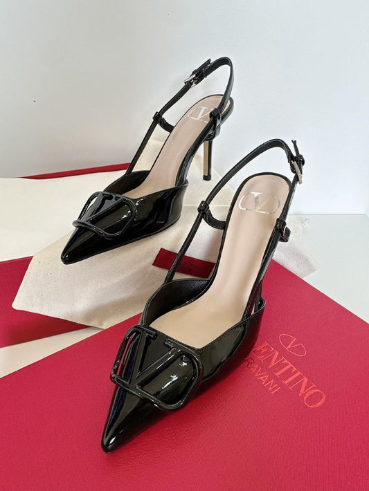 Valentino Shoes(Black with patent leather)