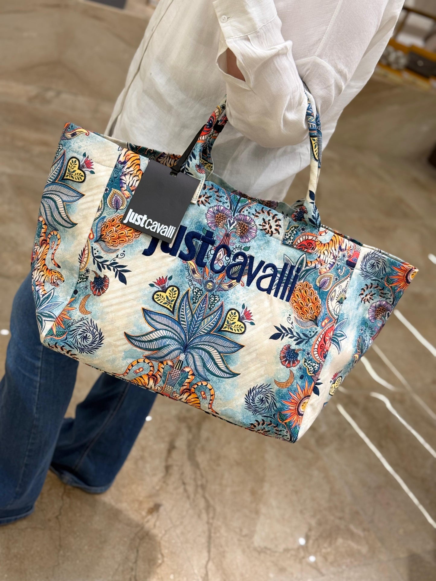 Just Cavalli Tote Bag
