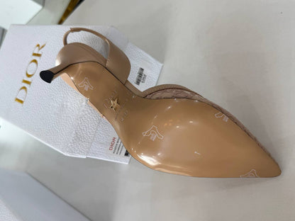 Dior Monogram Slingback Pumps