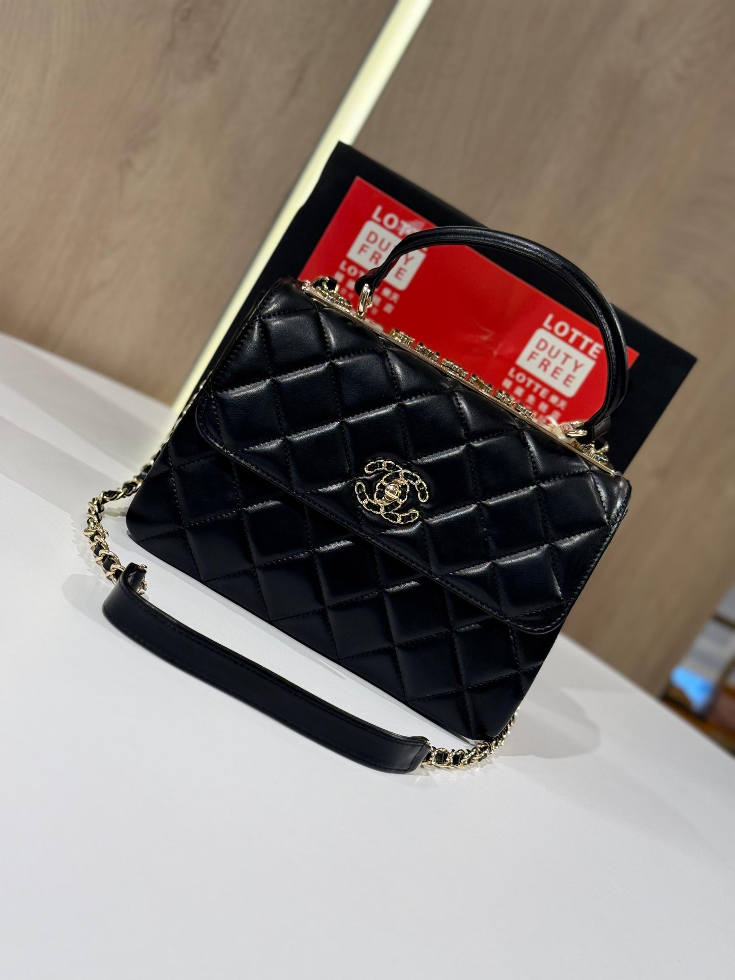 Chanel Flap Bag with Top Handle