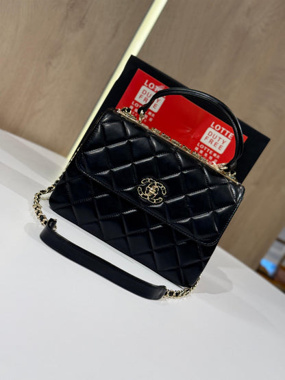 Chanel Flap Bag with Top Handle