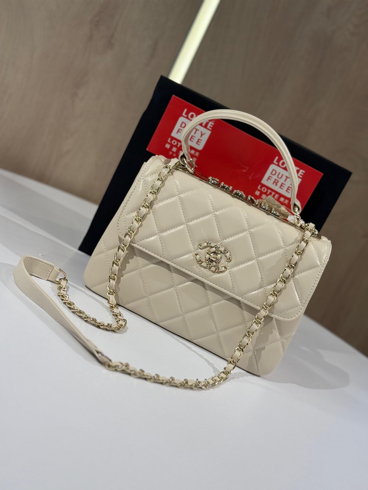Chanel Flap Bag with Top Handle